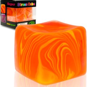 eeDoh Nice Cube C Solid Squish C Yellow & Orange