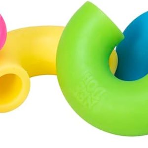 Schylling NeeDoh Mac ‘N- Squeeze - Sensory Squeeze Toy - Contains 4 Squishy Noodles - 3 Wide - Color May Vary (Pack of 1)