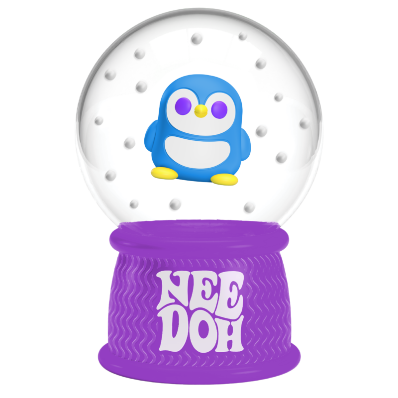 NeeDoh Squish N Flow Snow Globe - US 9404 - Image 4