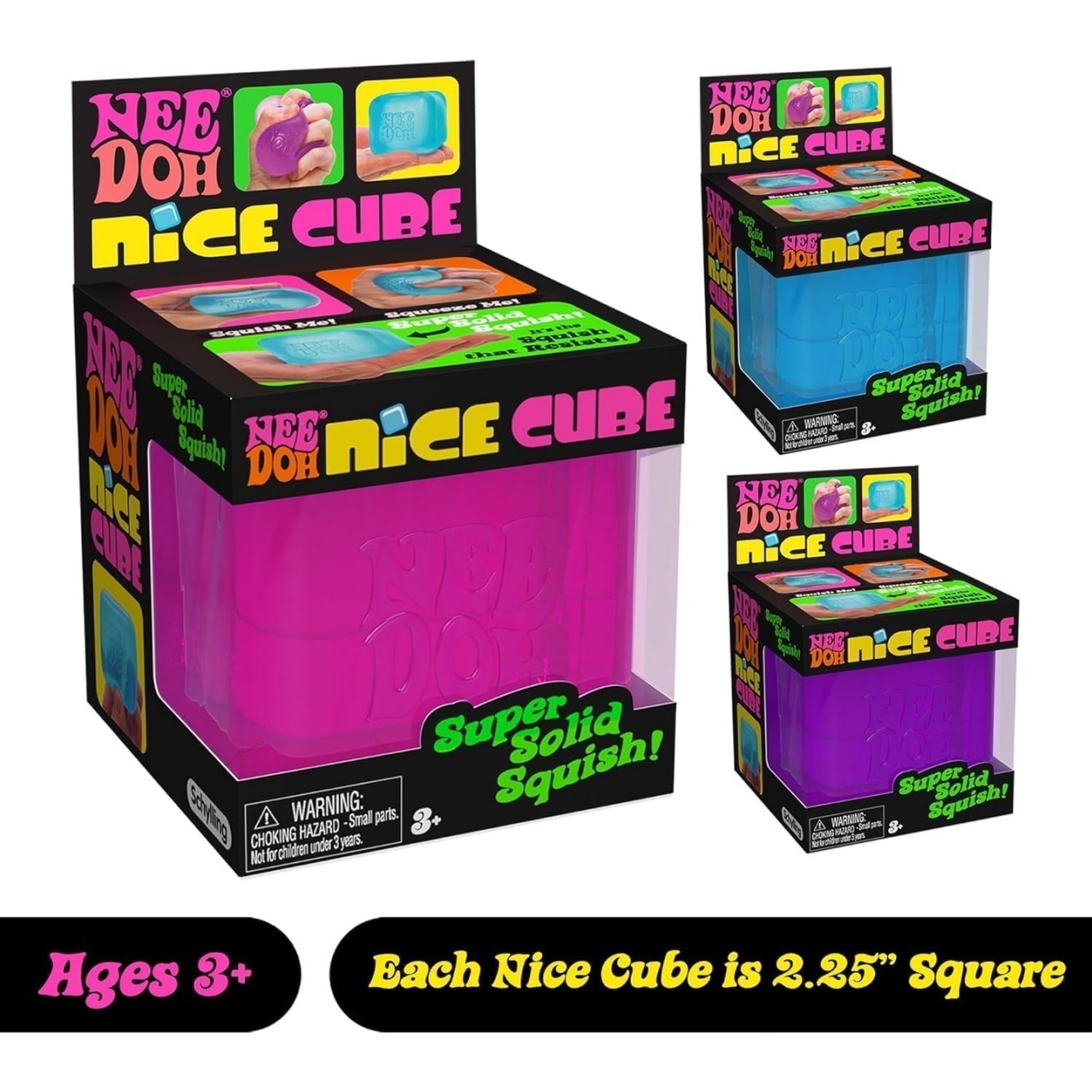 NeeDoh Nice Cube - Solid Squish - Image 2